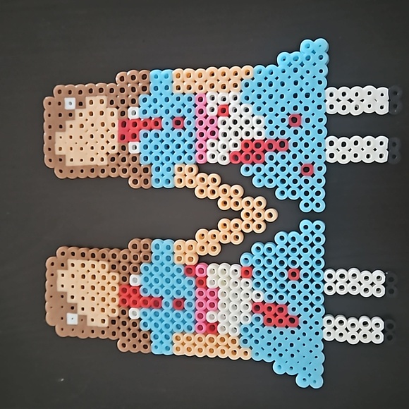 The Grady Twins From The Shining Horror Movie Perler Bead Wall Art - Picture 1 of 5